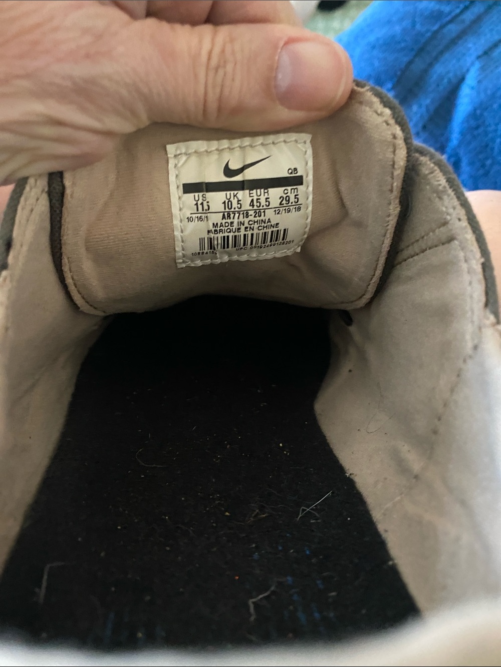 Nike Men's Boat Shoes Taupe and Black